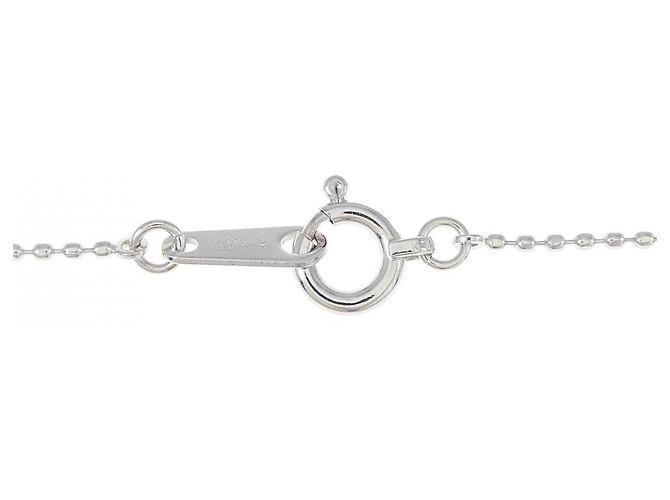 Autre Marque Collana in oro bianco Au750, tanzanite e diamante Argento - vista 5