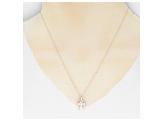 Autre Marque Collana in diamante di quarzo Au750 Rosa - vista 6