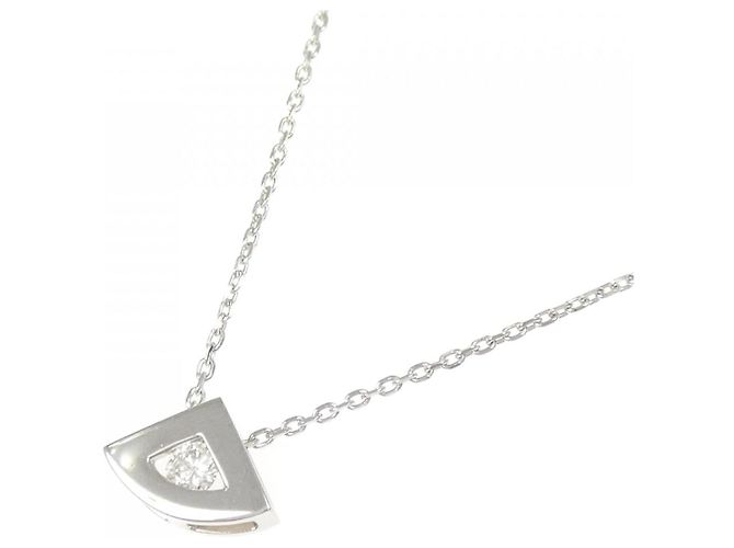 Autre Marque Collana in platino e diamanti Argento - vista 2