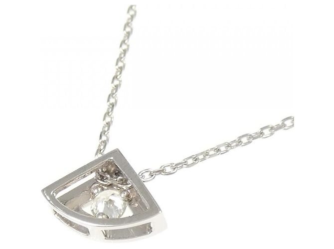 Autre Marque Collana in platino e diamanti Argento - vista 4