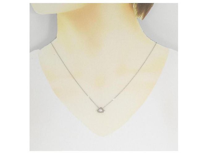 Autre Marque Collana in platino e diamanti Argento - vista 6