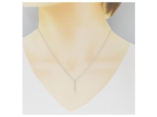 Autre Marque Collana in diamante PT900 PT850 Argento - vista 6