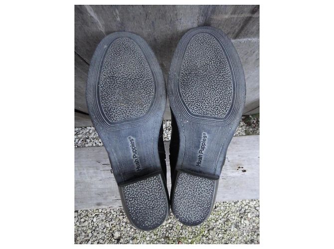 Autre Marque Botas Hush Puppies de cuero negro Talla 36 - vista 5