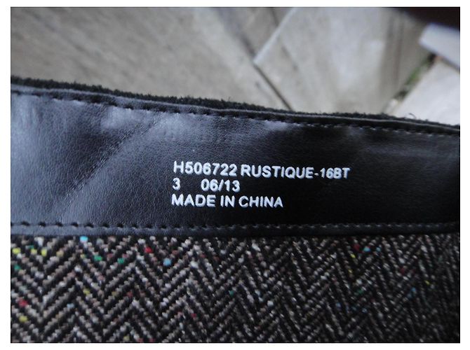 Autre Marque Botas Hush Puppies de cuero negro Talla 36 - vista 9