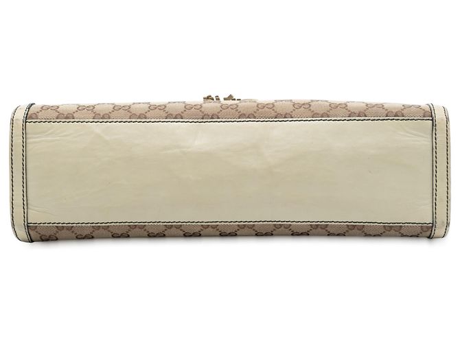Borsa a spalla Emily grande in tela GG marrone Gucci Beige - vista 3