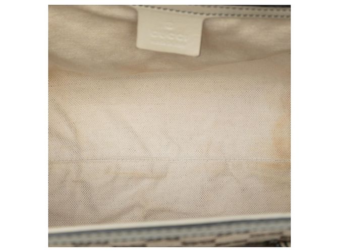 Borsa a spalla Emily grande in tela GG marrone Gucci Beige - vista 4