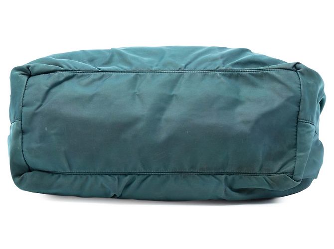 Bow Borsa a mano in tessuto blu con fiocco Prada - vista 3