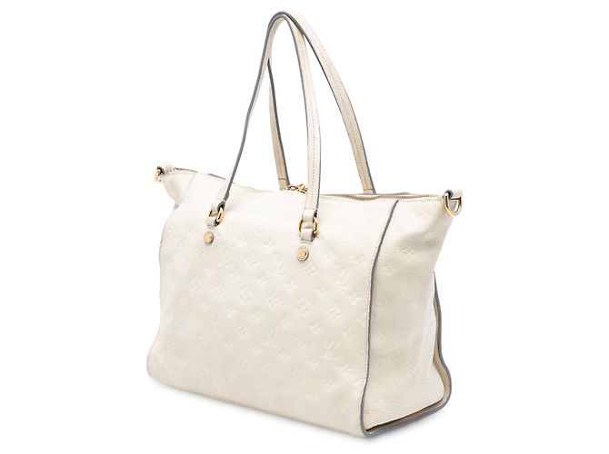 Louis Vuitton Borsa Lumineuse PM in Monogram Empreinte Marrone Beige - vista 2