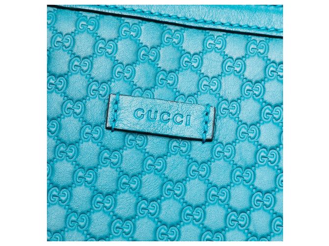 Borsa Joy Microguccissima blu piccola di Gucci Turchese - vista 6