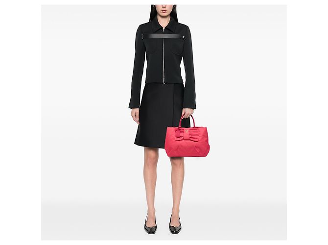 Prada Pink Tessuto Fiocco Bow Tote - Ansicht 6