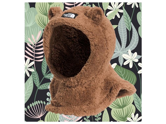 Novo capuz de urso bebê The North Face 0-6 meses Marrom - vista 3