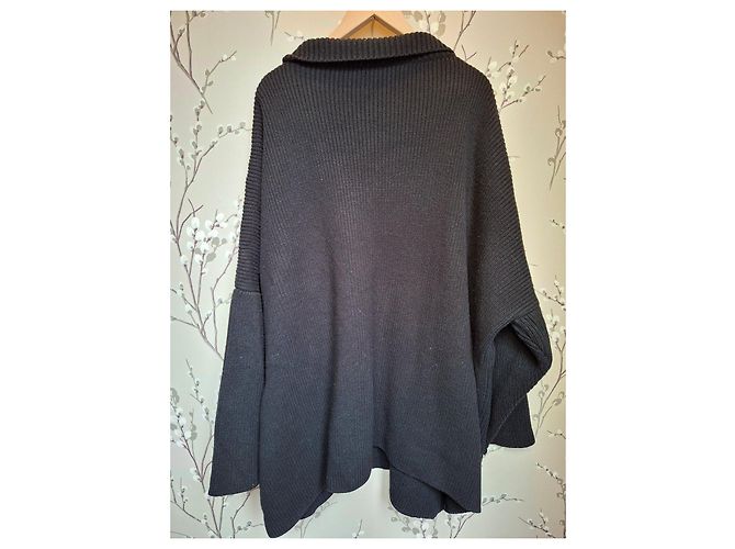 Cárdigan negro Kris Van Assche en lana y algodón Azul marino - vista 6