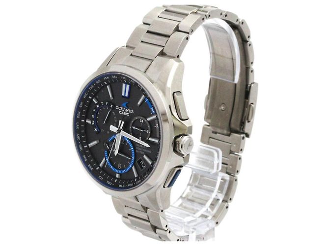 Casio Oceanus GPS Radio Wave Control Solar Titanium Watch - view 2