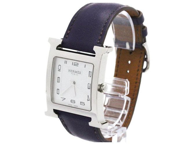 Heure H Hermès HERMES Hora H Relógio de Pulso Quartz em Couro HH1.810 - vista 2