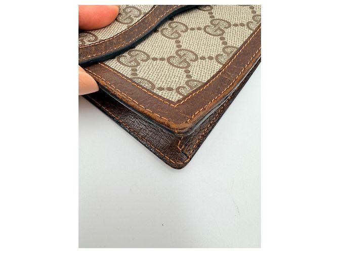 Pochette Gucci Ophidia GG Marrone - vista 12