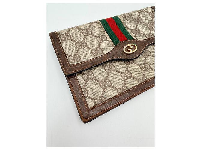 Pochette Gucci Ophidia GG Marrone - vista 2
