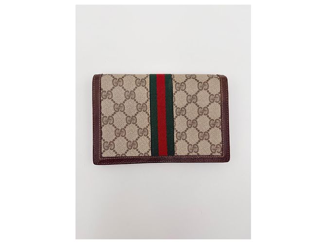 Pochette Gucci Ophidia GG Marrone - vista 7