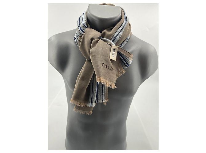 Bally Svizzera – Sciarpa in Lana e Seta di Lusso (Collezione Premium) Multicolore - vista 2