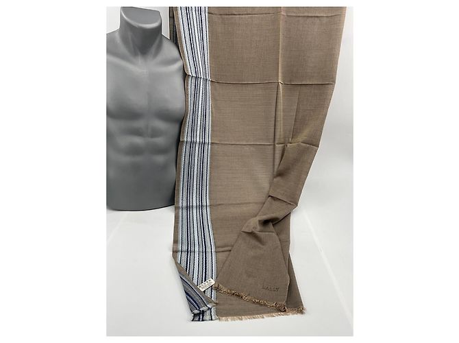 Bally Svizzera – Sciarpa in Lana e Seta di Lusso (Collezione Premium) Multicolore - vista 7