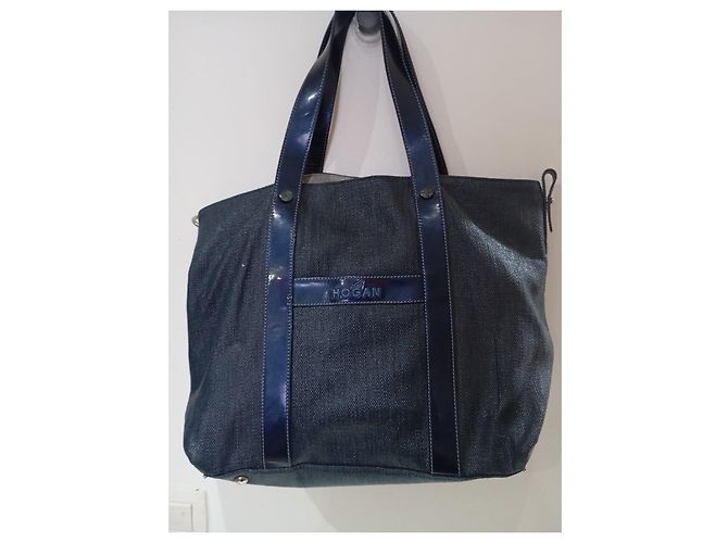 Hogan blaue Canvas-Tasche - Ansicht 2