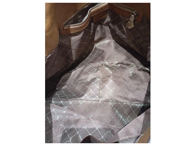 Borsa a mano in pelle Trussardi marrone - vista 10
