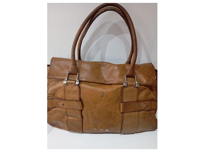 Borsa a mano in pelle Trussardi marrone - vista 4