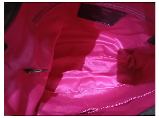 Borsa a spalla Coach con stampa floreale Nero Rosa Bianco Rosso - vista 6
