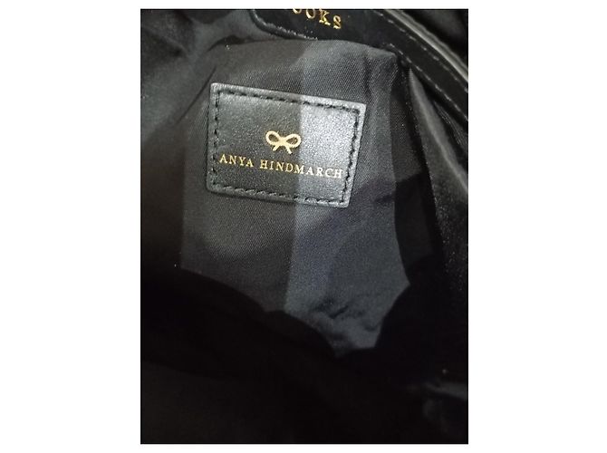 Borsa tote Anya Hindmarch nera in nylon Nero - vista 10