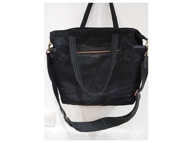 Borsa tote Anya Hindmarch nera in nylon Nero - vista 14