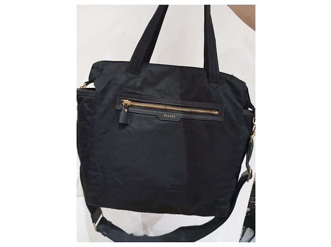 Borsa tote Anya Hindmarch nera in nylon Nero - vista 2