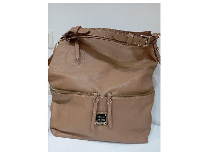 Dooney & Bourke Braune Lederhandtasche - Ansicht 5