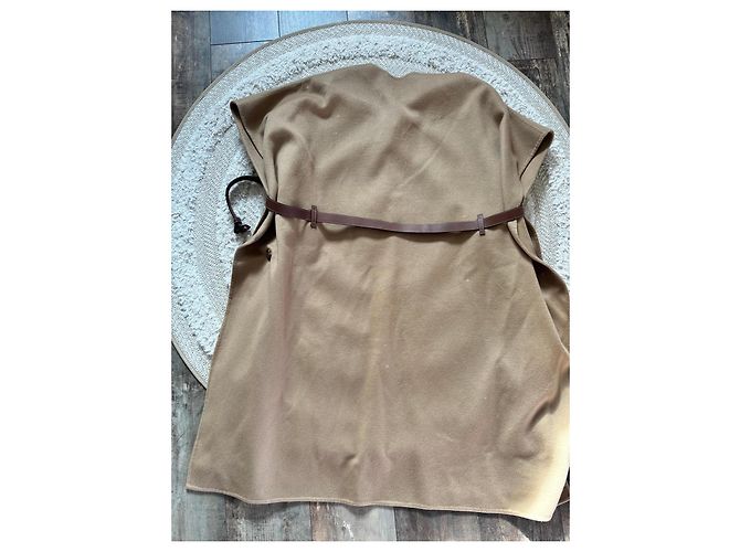 Capa Burberry em cashmere cor camelo Bege - vista 11