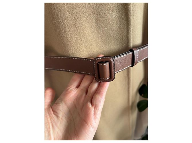 Capa Burberry em cashmere cor camelo Bege - vista 2