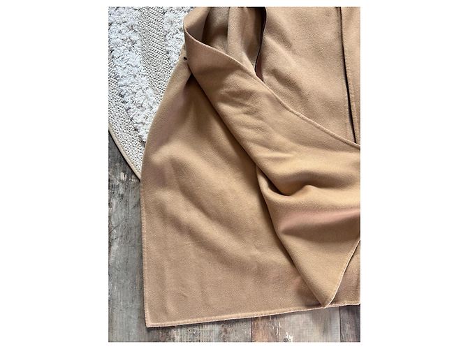 Capa Burberry em cashmere cor camelo Bege - vista 8
