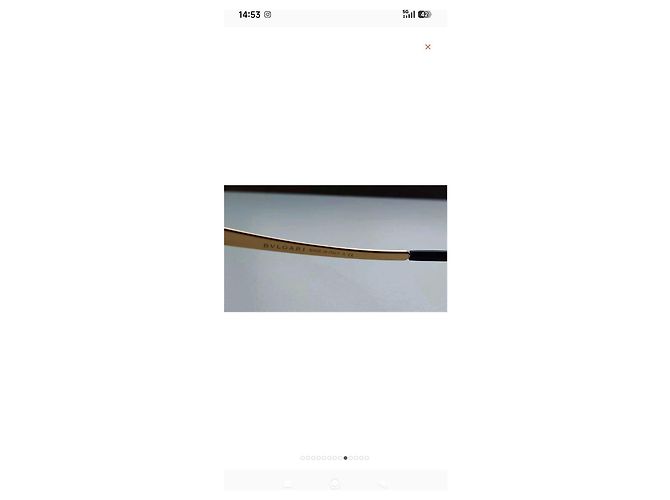 Gafas de sol Bulgari Serpenti Viper – nuevas a estrenar Negro Plata Metálico - vista 10