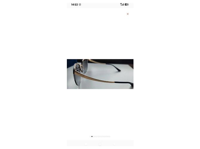 Gafas de sol Bulgari Serpenti Viper – nuevas a estrenar Negro Plata Metálico - vista 3