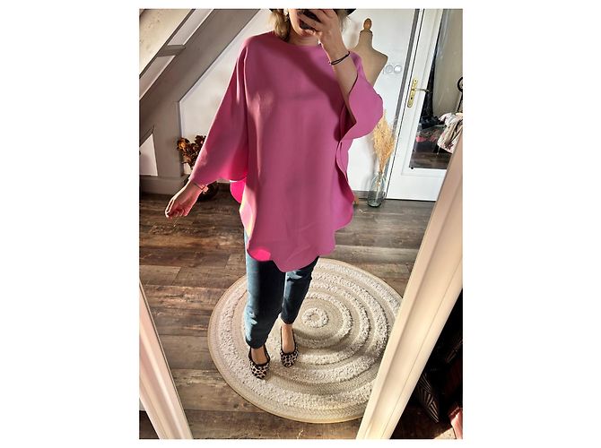 Top Valentino Rosa Scallop - vista 10