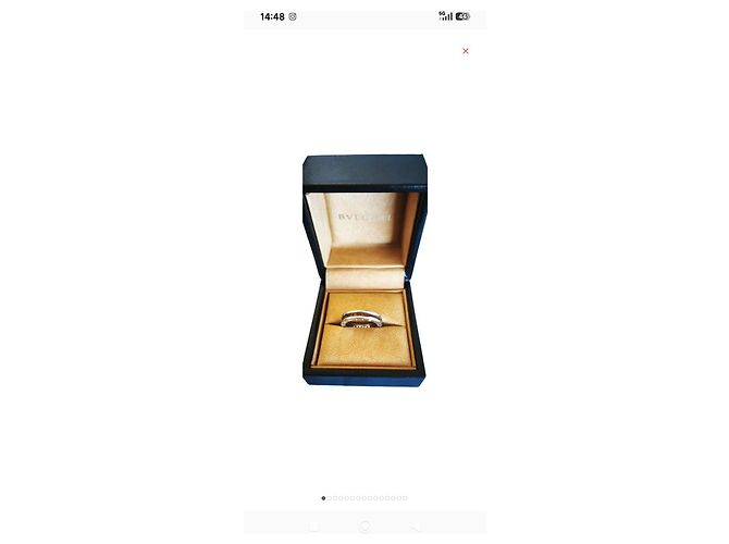 Bulgari B.zero1 Ring aus 18 kt Weißgold mit Citrinen · Größe 53 · Neu - Ansicht 2