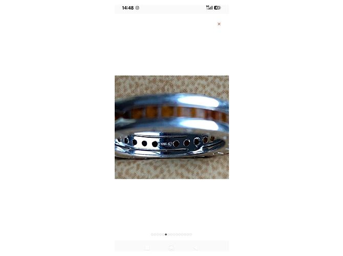 Bulgari B.zero1 Ring aus 18 kt Weißgold mit Citrinen · Größe 53 · Neu - Ansicht 7