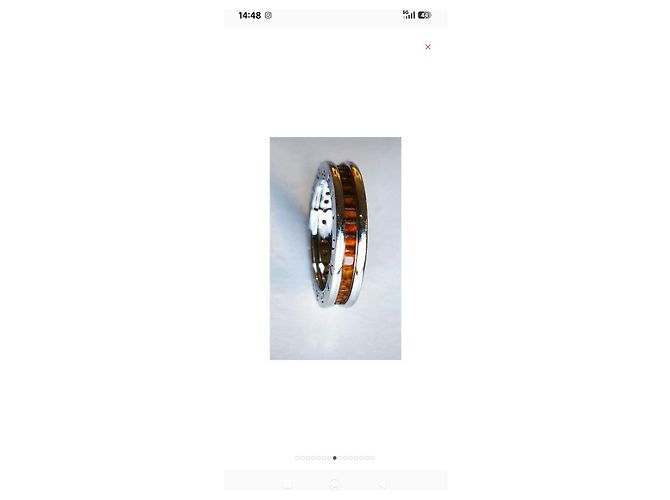 Bulgari B.zero1 Ring aus 18 kt Weißgold mit Citrinen · Größe 53 · Neu - Ansicht 9