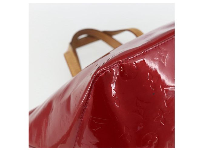 LOUIS VUITTON Borsa Bellevue PM Monogram Vernis Pomme D'amour M93583 Auth 163378 Rosso - vista 14