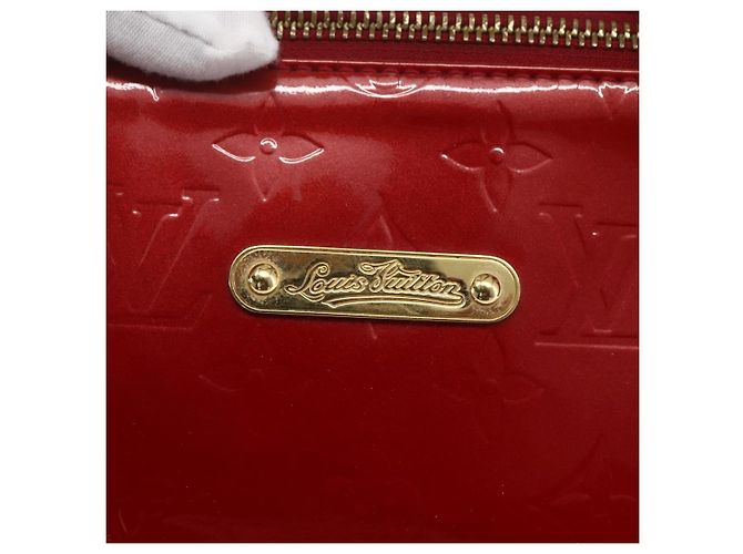 LOUIS VUITTON Borsa Bellevue PM Monogram Vernis Pomme D'amour M93583 Auth 163378 Rosso - vista 17