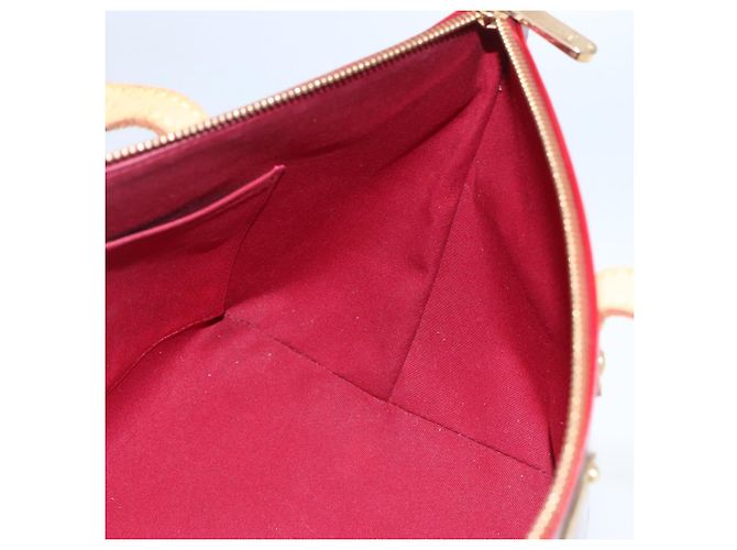 LOUIS VUITTON Borsa Bellevue PM Monogram Vernis Pomme D'amour M93583 Auth 163378 Rosso - vista 19