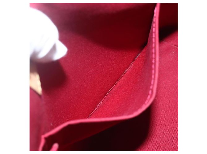 LOUIS VUITTON Borsa Bellevue PM Monogram Vernis Pomme D'amour M93583 Auth 163378 Rosso - vista 21