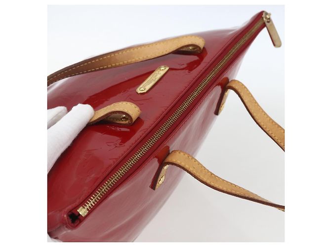 LOUIS VUITTON Borsa Bellevue PM Monogram Vernis Pomme D'amour M93583 Auth 163378 Rosso - vista 6