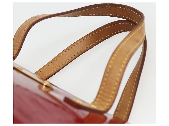 LOUIS VUITTON Borsa Bellevue PM Monogram Vernis Pomme D'amour M93583 Auth 163378 Rosso - vista 8