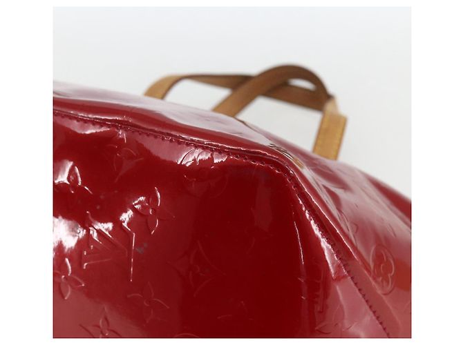 LOUIS VUITTON Borsa Bellevue PM Monogram Vernis Pomme D'amour M93583 Auth 163378 Rosso - vista 9