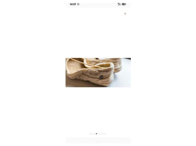Bailarinas UGG de lã bege com pompom - vista 6
