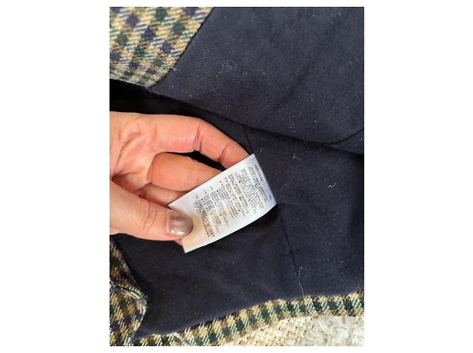 Bonpoint Checked Blazer Brown Green Dark blue - view 3