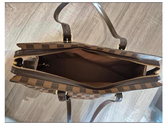 Chelsea Borsa a mano Louis Vuitton in pelle marrone scuro - vista 6